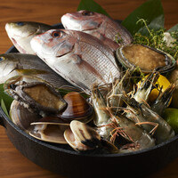 市場からの鮮魚 お肉