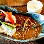 蔵カフェ中屋 - 料理写真:牛すじカレー