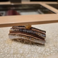 意気な寿し処阿部 青山店 - 炙りサンマ