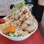 用心棒 本号 - 冷やし混ぜそば1200円