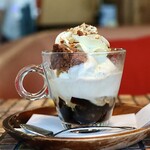 山ｃａｆｅ - デザートセットのミニパフェ