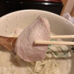 魚介味噌白湯 ぎょっこ志 - 鶏ハム