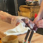 草原の料理 スヨリト - スヨリト(夜の仕込み)