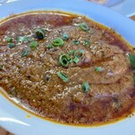 BAWA CURRY HOUSE - マトンシムラミルチ。マトンとピーマンのカレー