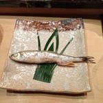 すし岩瀬 - Ｈ26.10 北海道のししゃも焼き