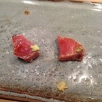 すし岩瀬 - Ｈ26.10 ブリの刺身