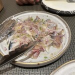 Mr.Porcino - 鮮魚のカルパッチョ（サンマ）