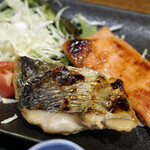 月山 - とうもろこしご飯と銀鮭とさわらの西京焼