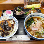 角千本店 きしめん茶屋 - 名古屋めしセット　きしころにチェンジ