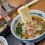 角千本店 きしめん茶屋 - 麺リフト！ もっちもち