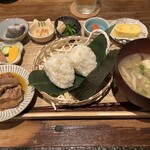 おにぎり こばち こめすけ - お肉御膳1400円