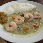 カドノウエ - 料理写真:グリーンカレー　800円