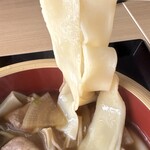 温井製麺 うどん処 ぬくい - 麺アップ
