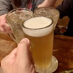 快食酒房馬車屋 - パンカイ(生1と角濃いめ2)。