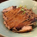 麺や一芯 - ■【限定】スモークチキンまぜそば¥1,200