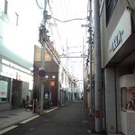 きらく - アーケードが撤去された富屋町商店街（２０１４年１０月２０日撮影）