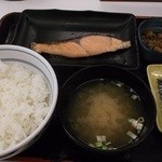 吉野家 - 朝：焼き魚定食（400円）