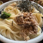 丸亀製麺 - 旨辛豚つけ汁うどん　3玉