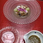 道後舘 - 瀬戸内鮑と地蛸煎り酒びたし