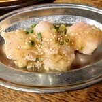 大衆ホルモン肉力屋 - ミノサンド