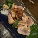 炭火焼とり えんや - 大摩桜ももとむねのタタキ盛り合わせ