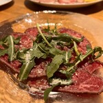 谷町バルRegale - 淡路島椚座牛のカルパッチョ