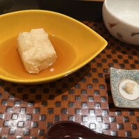 天ぷら 銀座おのでら 並木通り店 - 胡麻豆腐の揚げ出し