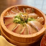 くいもん家 ふるさと - ブリわら焼き丼