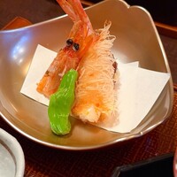 日本料理 芝桜 - 海老カダイフ揚げ