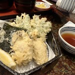 はげ天 - 牡蠣の天ぷら