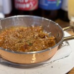 ピッツェリア トラットリア ダ オカピート - ミント入りで爽やかな香り　トリッパはとても柔らかい