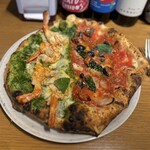 ピッツェリア トラットリア ダ オカピート - マリネした赤海老　身がプリプリ