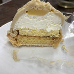 フードストアあおき - 笠間モンブラン断面