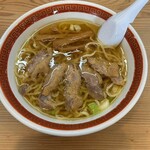 仙台中華そば 銘店嘉一 本店 - 鶏チャーシュー麺醤油　1110円