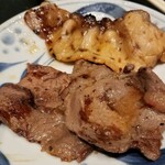 ねぎし - 牛ロース2・ポーク1。