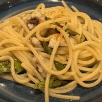 アルコバ - ハモと甘長唐辛子のオイルソースパスタ
