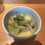 SUSHI TOKYO TEN、 - キノコ茶碗蒸し