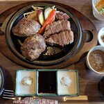 蒼樹 - 黒毛和牛ヒレステーキとハンバーグ