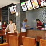 成都担担面 - 店内は完全にファストフード店となってます。