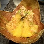 あや菜 - オクラの花のおひたし 600円