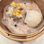 中国レストラン 桃花林 - コーンシュウマイとエビシュウマイ