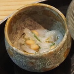 田舎割烹 にし川 - 烏賊＆塩納豆