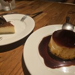 Bar Maquó - バスクチーズケーキとプリン