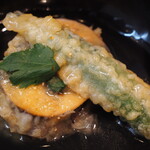 田舎割烹 にし川 - 花笠オクラと…