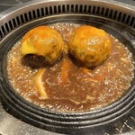 焼肉店 ナルゲ - 和牛ゴールデンハンバーグ