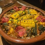 Bar Maquó - アロス(夏野菜が沢山でした！とうもろこし美味しい)