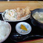 武屋食堂 荒井店 - 唐揚定食