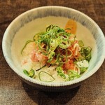 麺や旬香 - ねぎとろユッケ丼