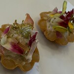 メゾン フジヤ ハコダテ - こんな可愛らしい毛ガニのタルトレット