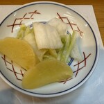 炭焼うなぎ 加茂 - 香の物